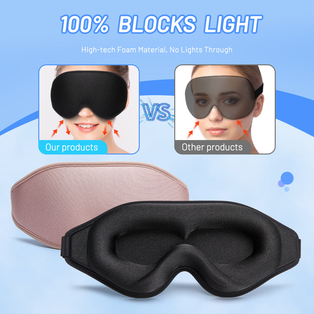 3D Natural Memory Foam Sleep Mask for Comfort — product image 4