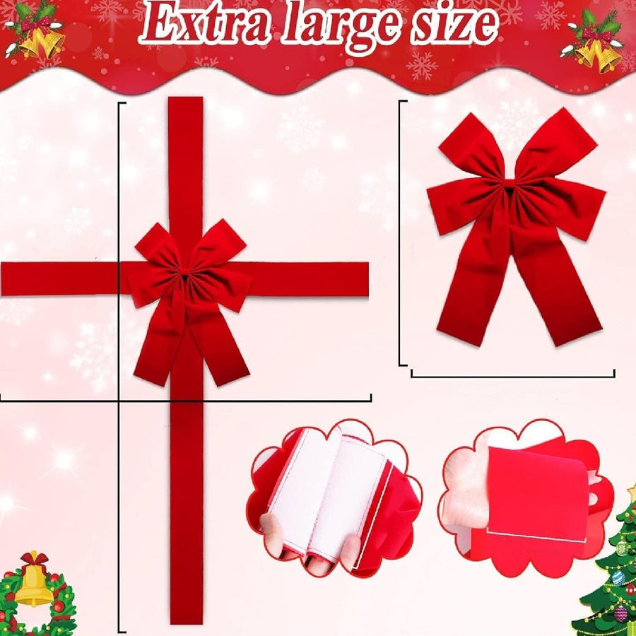 Christmas Door Hanging Bow Ribbon — product image