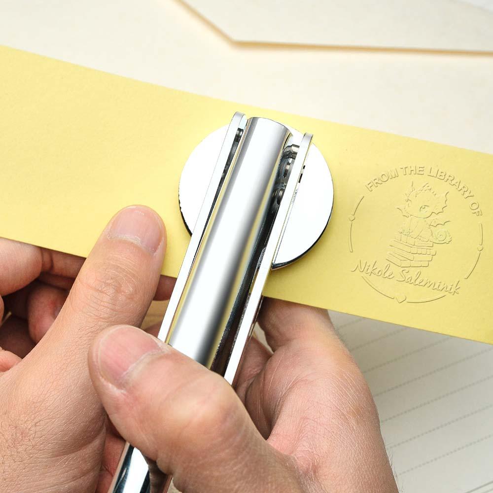 Custom Text Handheld Steel Stamp Seal - Personalized Marking Tool — product image 4