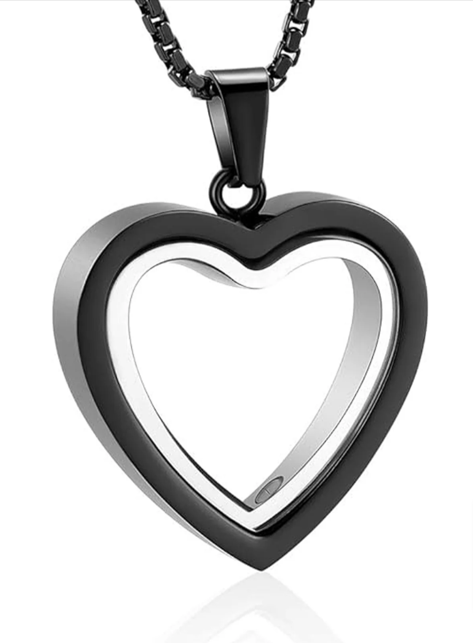 Heartfelt Remembrance: Stainless Steel Heart-Shaped Cremation Pendant — product image 8