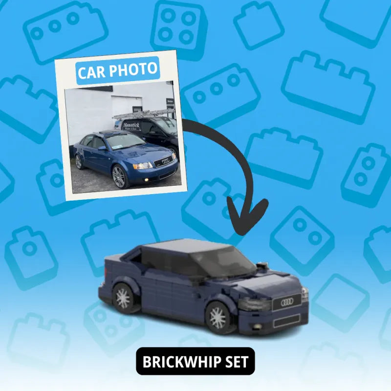 Custom Photo Car Brick Figure Set with Car Model & Personalized License Plate – Unique Birthday & Valentine’s Gift for Car Lovers — product image 8