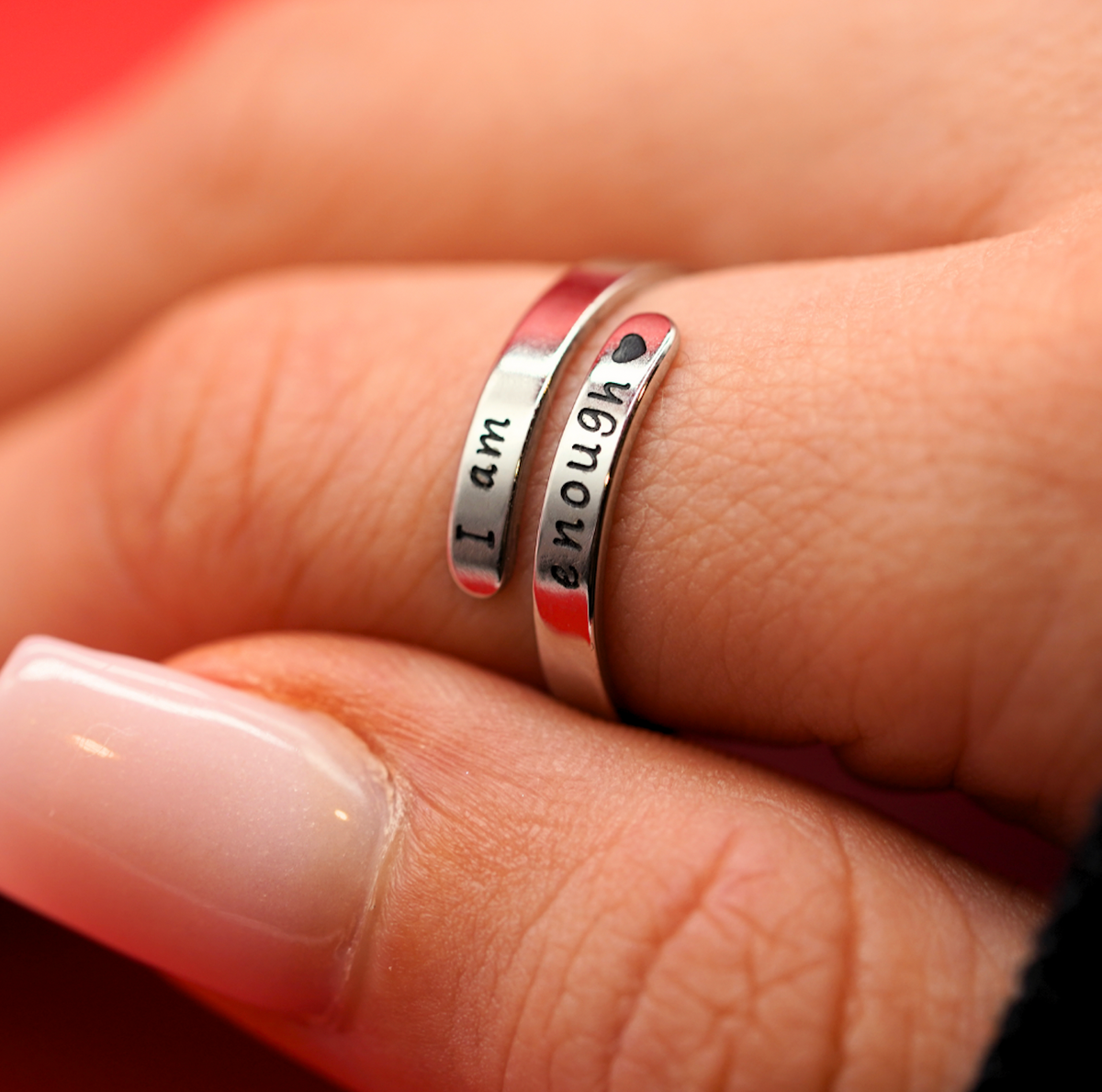 I Am Enough Ring — product image 3