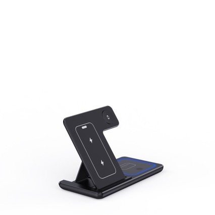 3 In 1 LED Fast Wireless Charger Stand Foldable Charging Station — product image 6
