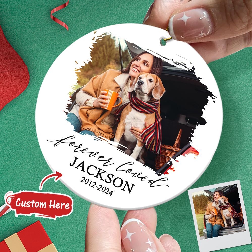 Personalized Memorial Pet Ornament Christmas Ornament Christmas Gift for Pet Lovers — product image
