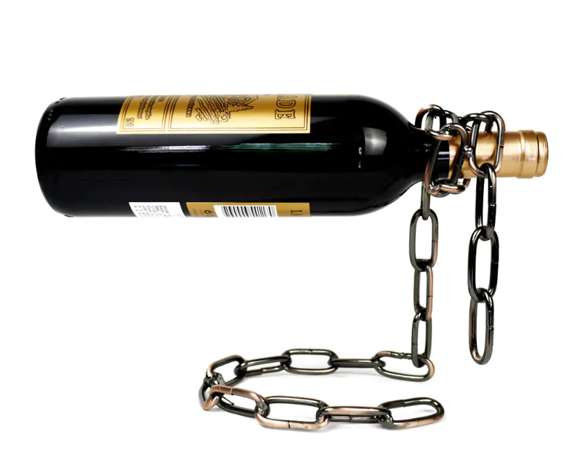 Magic Iron Chain Wine Bottle Holder — product image 2