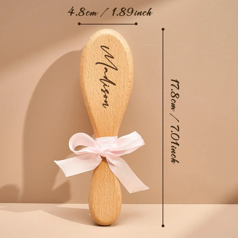 Personalized Baby Hairbrush Custom Comb Baby Shower Gifts — product image 6