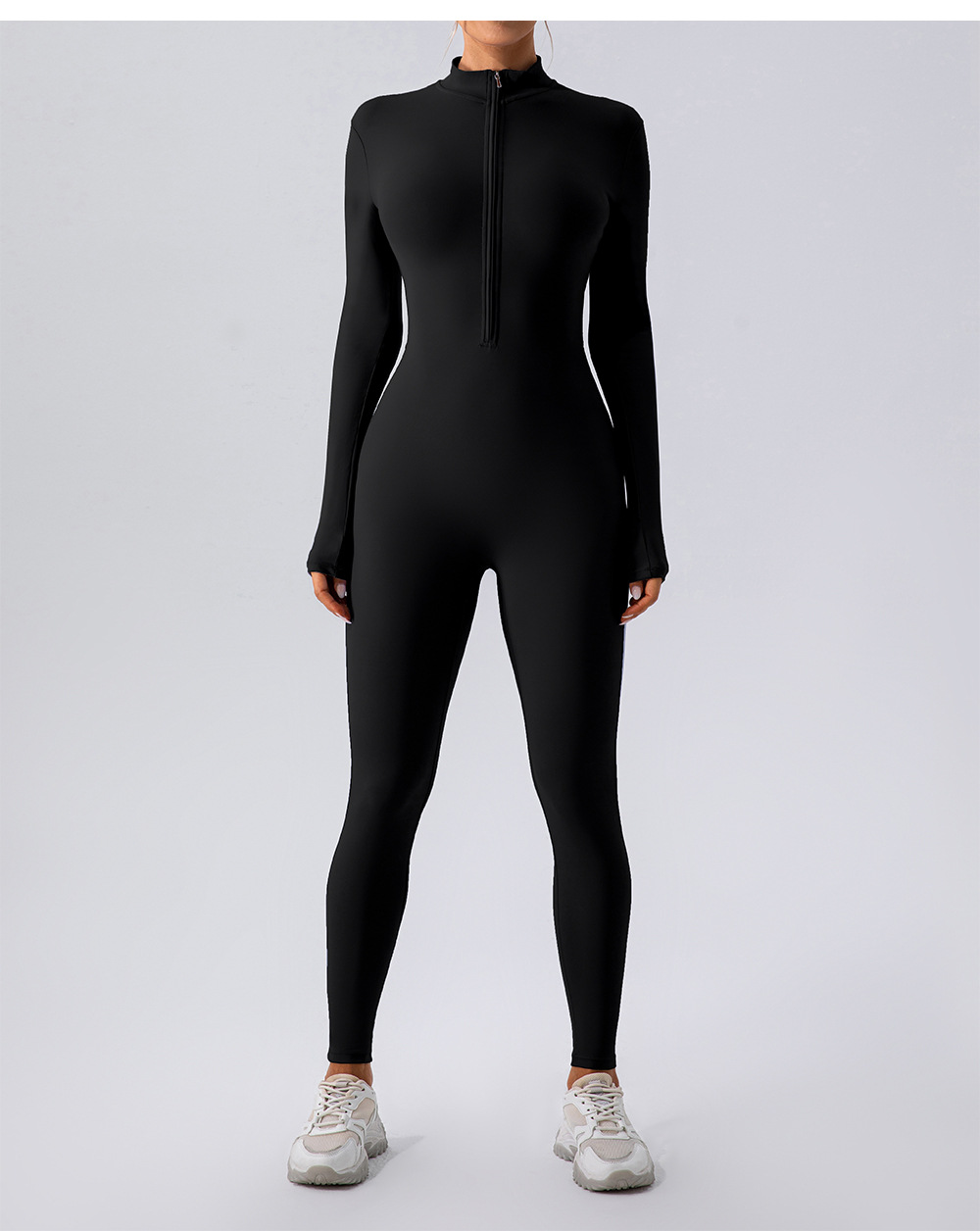 Fleece-Lined Yoga Jumpsuit — product image