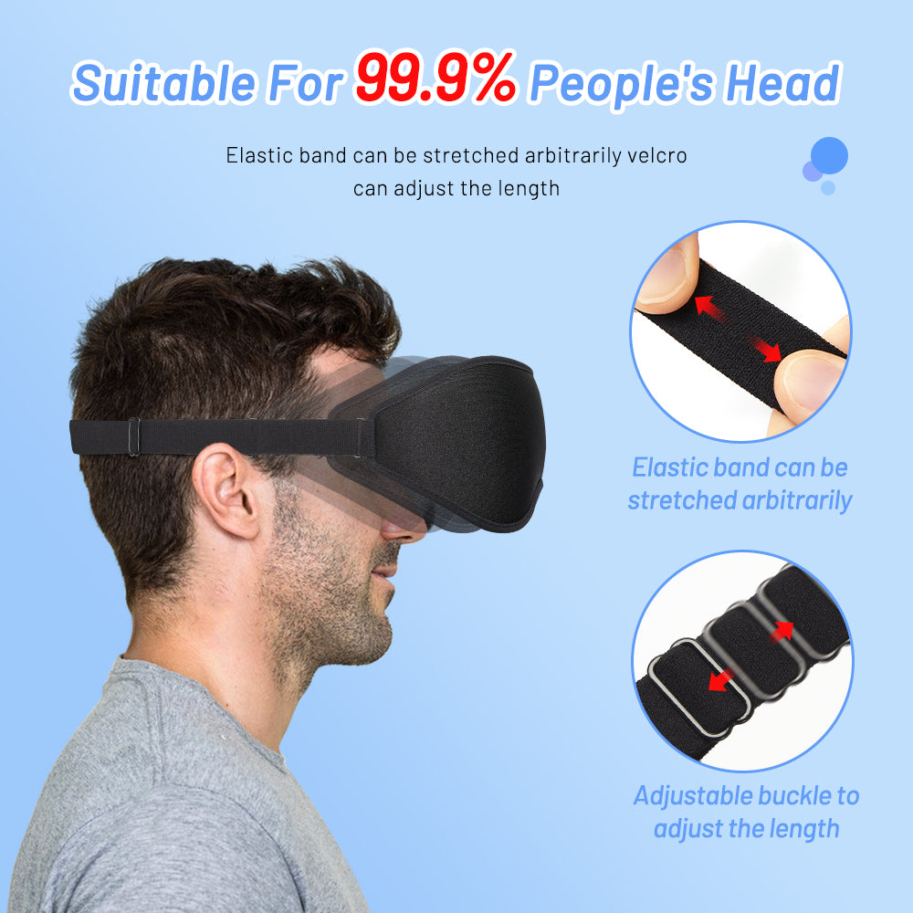 3D Natural Memory Foam Sleep Mask for Comfort — product image 2