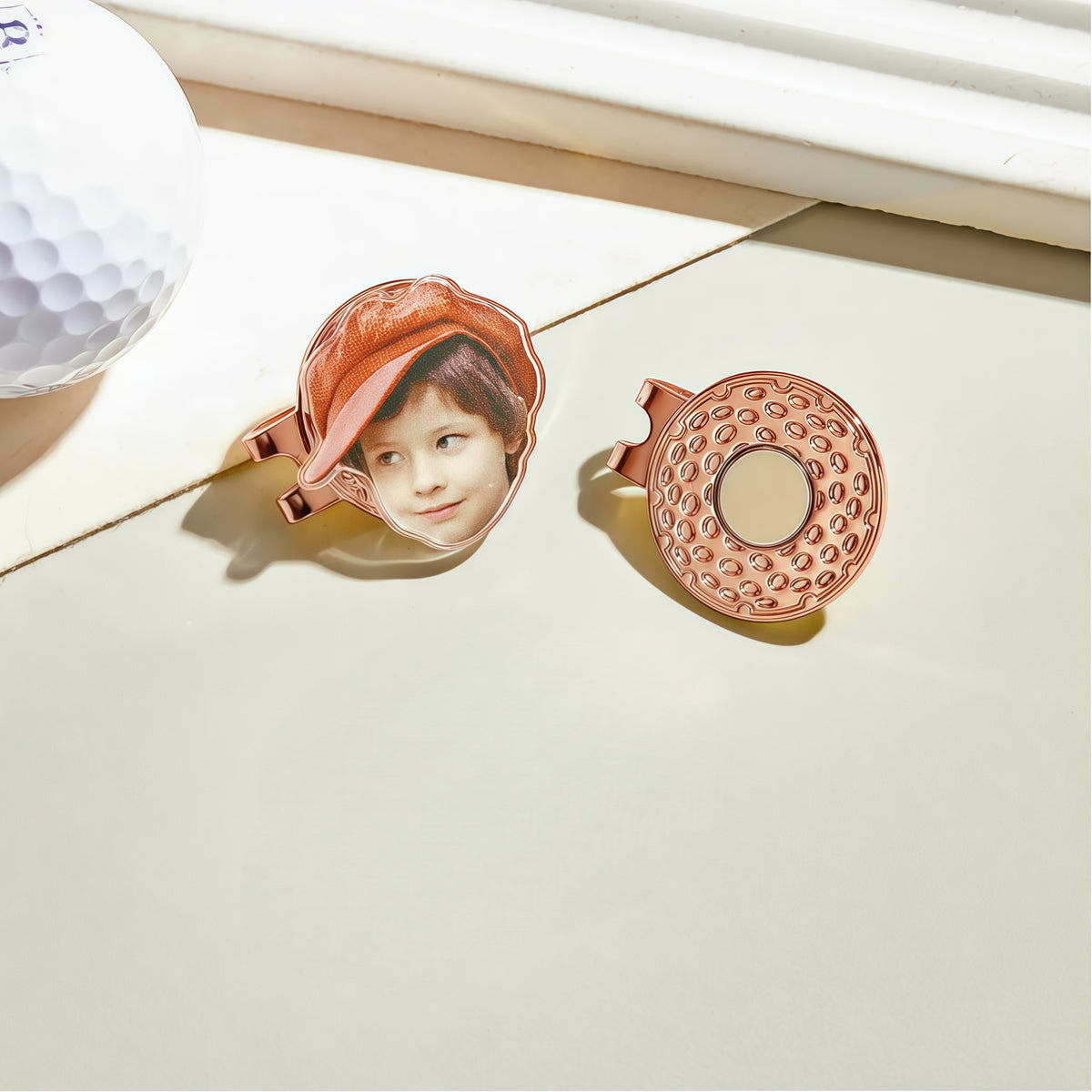Custom Golf Marker with Picture, Magnetic Hat Clip Gift for Golf Lover — product image 10