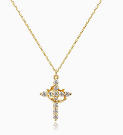 Crown Cross Necklace — product image 9