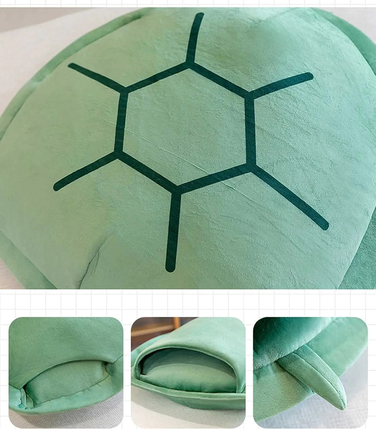 Green Wearable Turtle Shell Pillows — product image