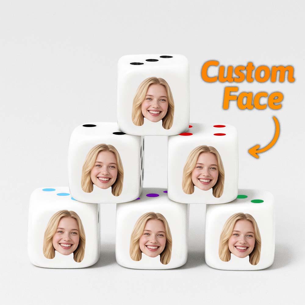 Custom Face Dice Birthday Gifts Funny Gift Party Game Gift Party Favors — product image 3
