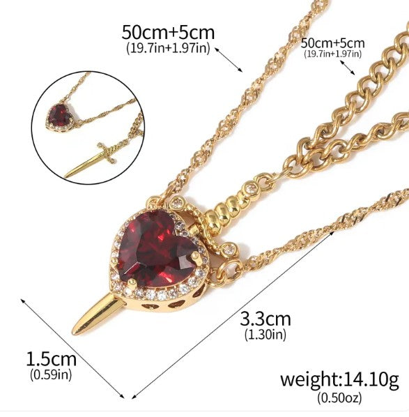 Love Dagger Necklace — product image 3