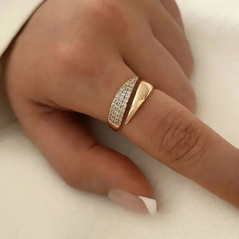 Elegant Adjustable Sparkle Ring — product image 8