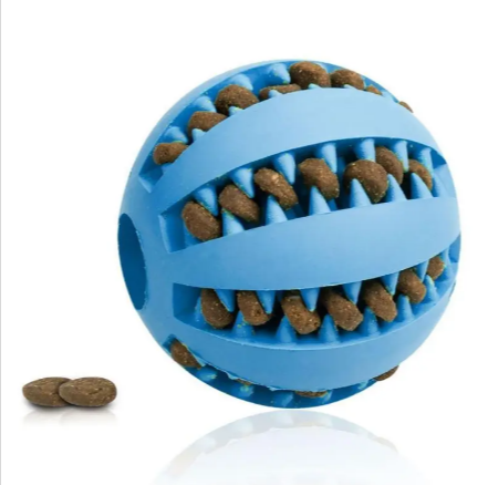 Interactive Rubber Slow Feeder Dog Ball — product image 11