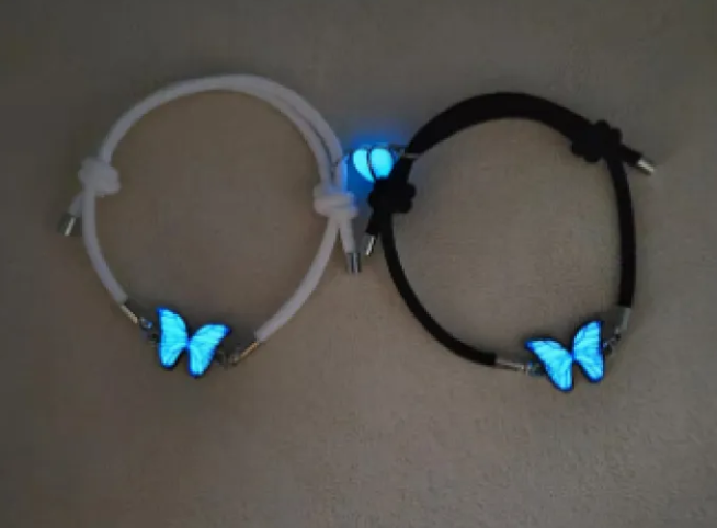 Blue Luminous Smart Butterfly Necklace — product image 8