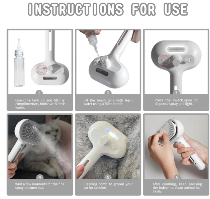 Pet Hair Spray Brush — product image 4