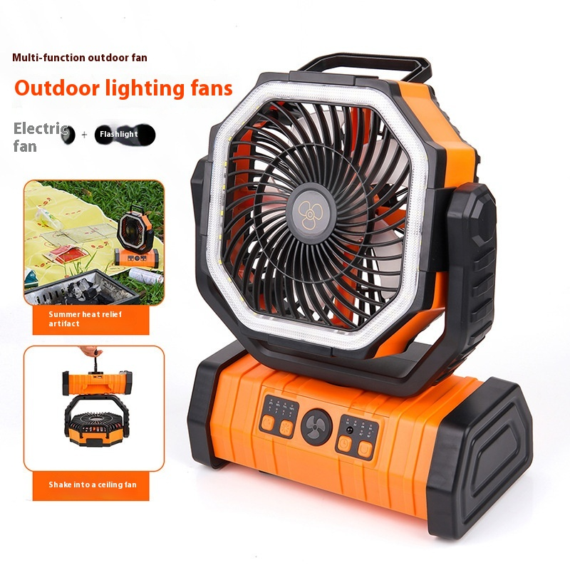 Outdoor Household Power Bank LED Light Camping Fan — product image 3