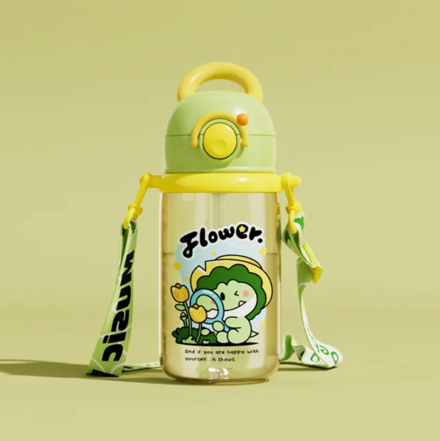 Children's Whale Cartoon Diving Fountain Water Bottle - Tritan Leakproof Sippy Cup (Various Sizes & Colors) — product image 11