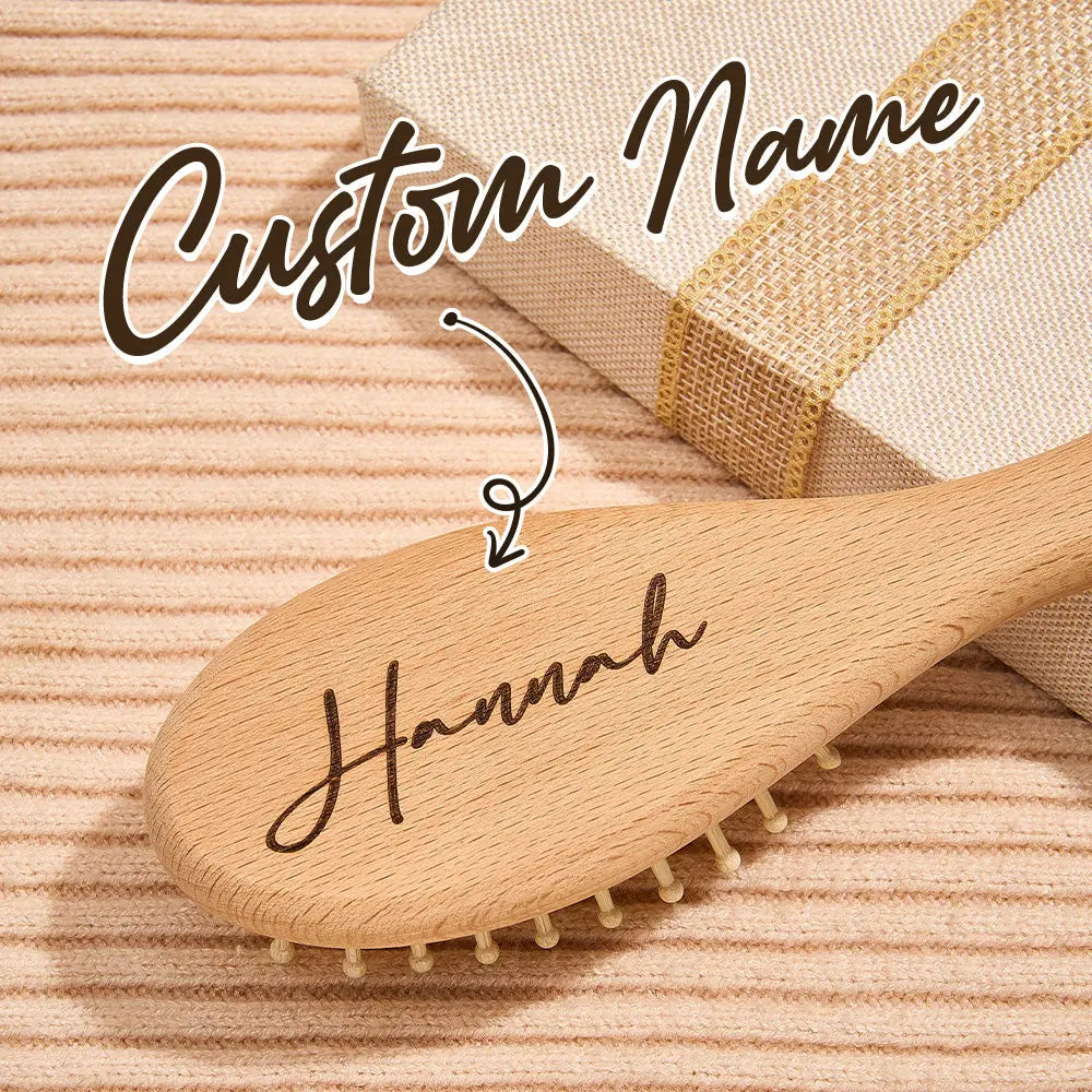 Personalized Baby Hairbrush Custom Comb Baby Shower Gifts — product image 8
