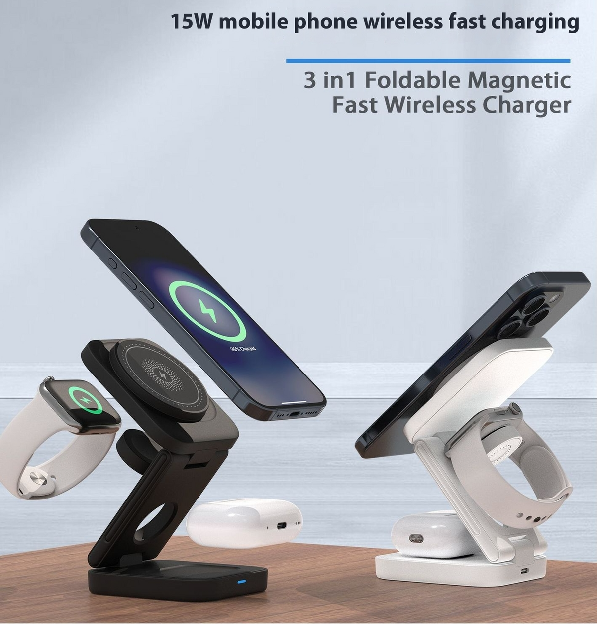 3 IN 1 FOLDABLE WIRELESS CHARGER — product image 11