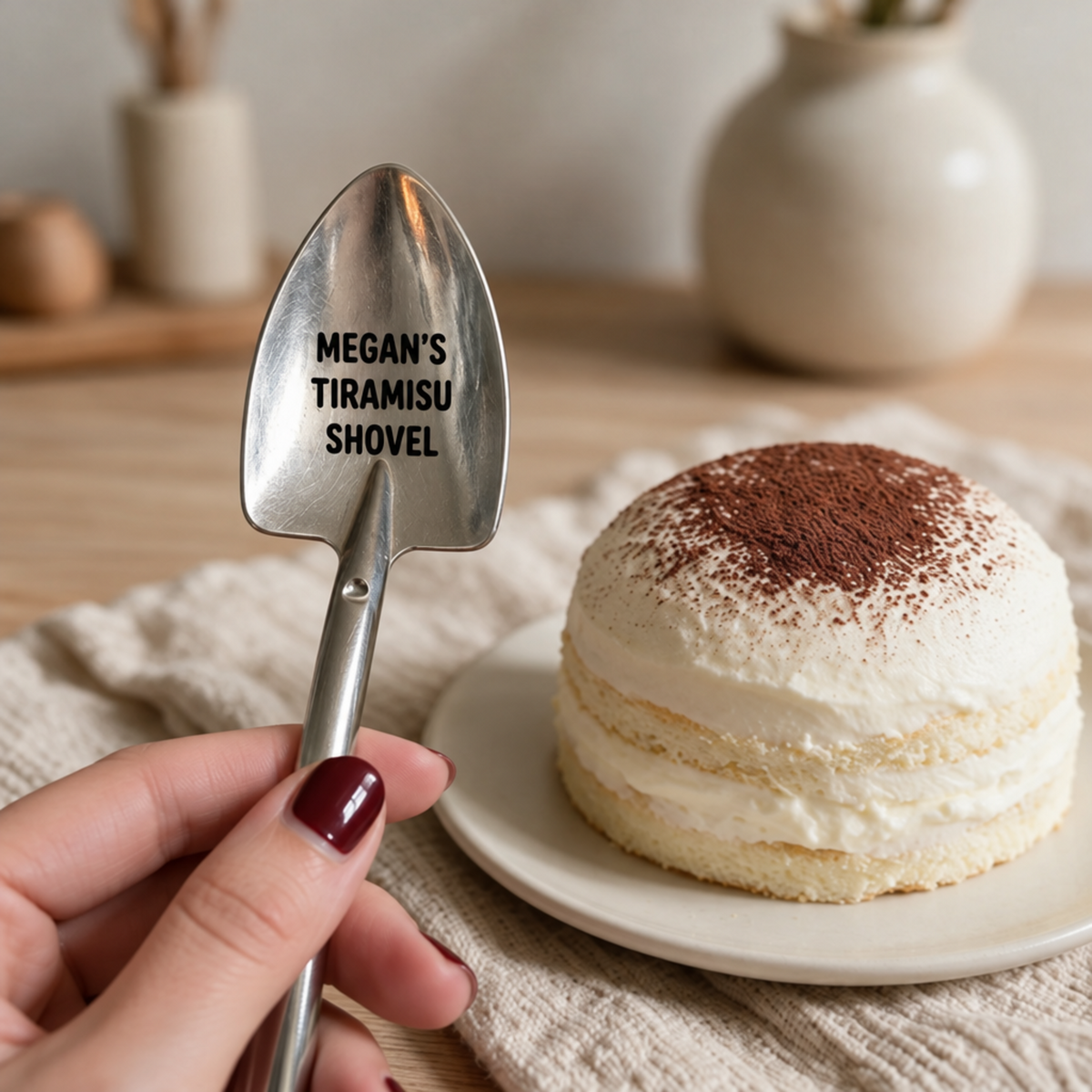 Personalized Shovel Ice Cream Spoon – Custom Engraved Dessert Spoon with Name, Gift for Family & Friends — product image 6
