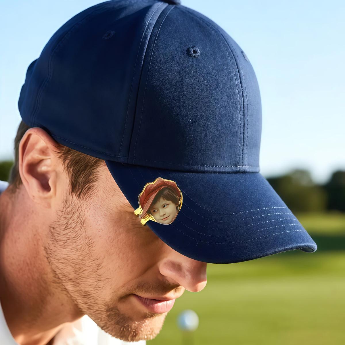 Custom Golf Marker with Picture, Magnetic Hat Clip Gift for Golf Lover — product image 4