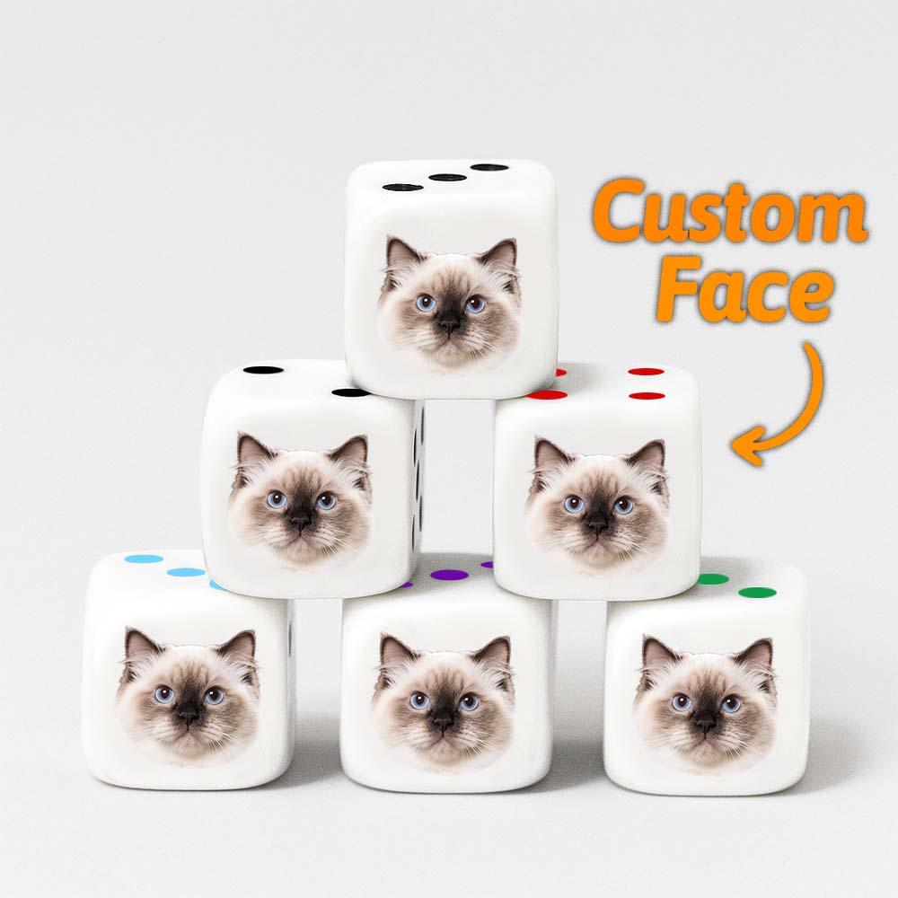Custom Face Dice Birthday Gifts Funny Gift Party Game Gift Party Favors — product image 2