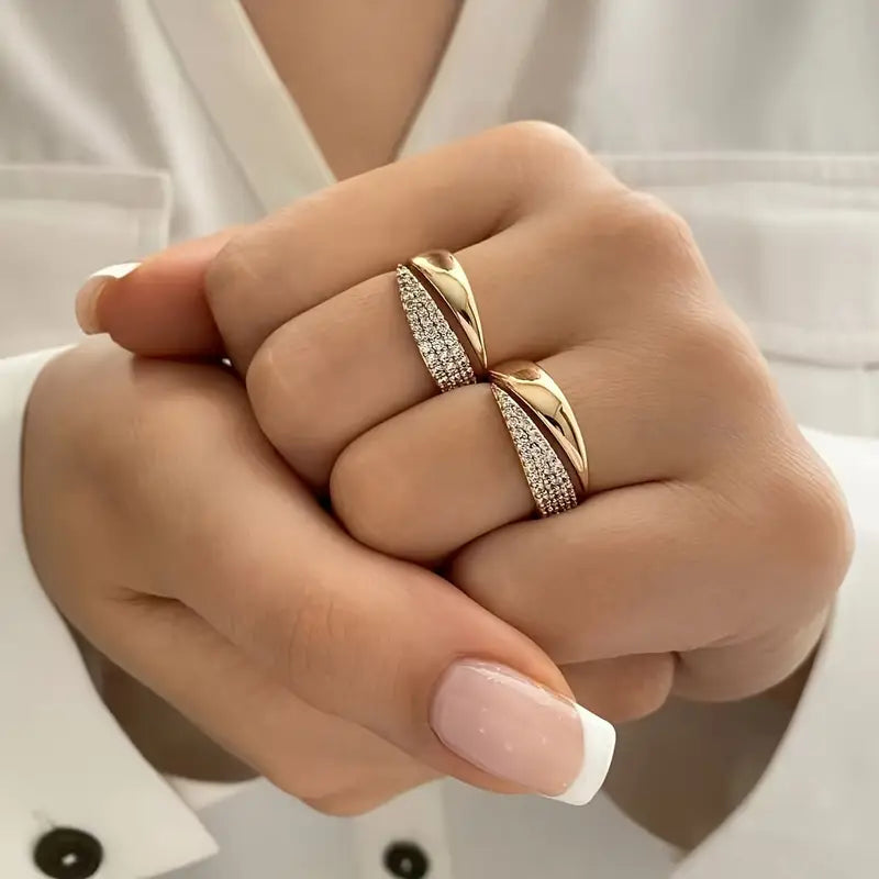 Elegant Adjustable Sparkle Ring — product image 3