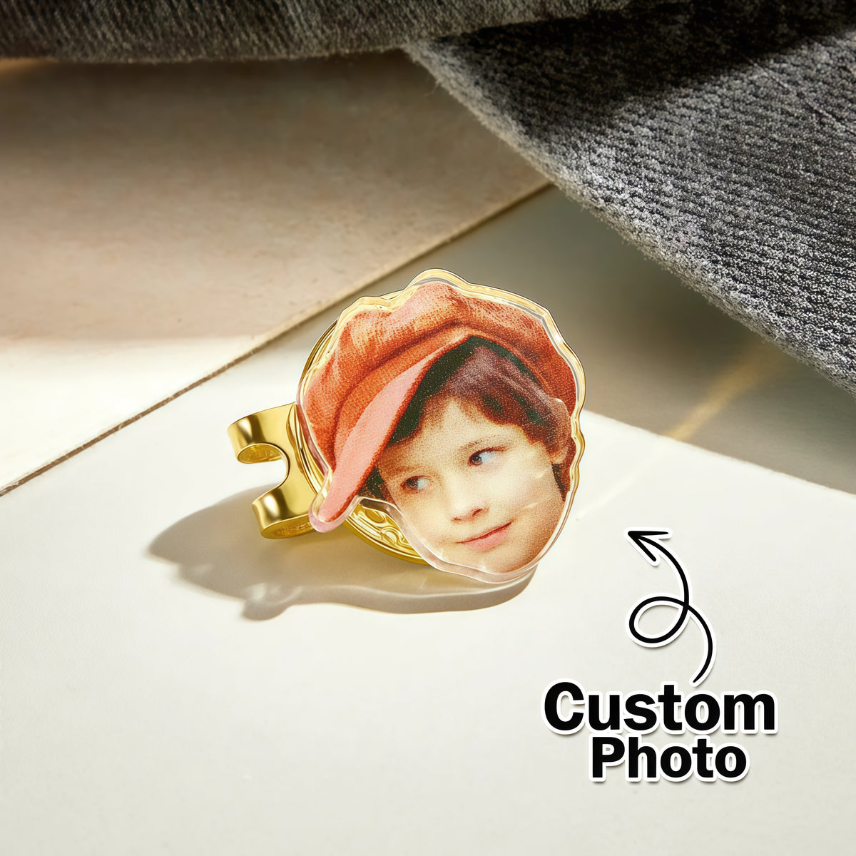 Custom Golf Marker with Picture, Magnetic Hat Clip Gift for Golf Lover — product image 14