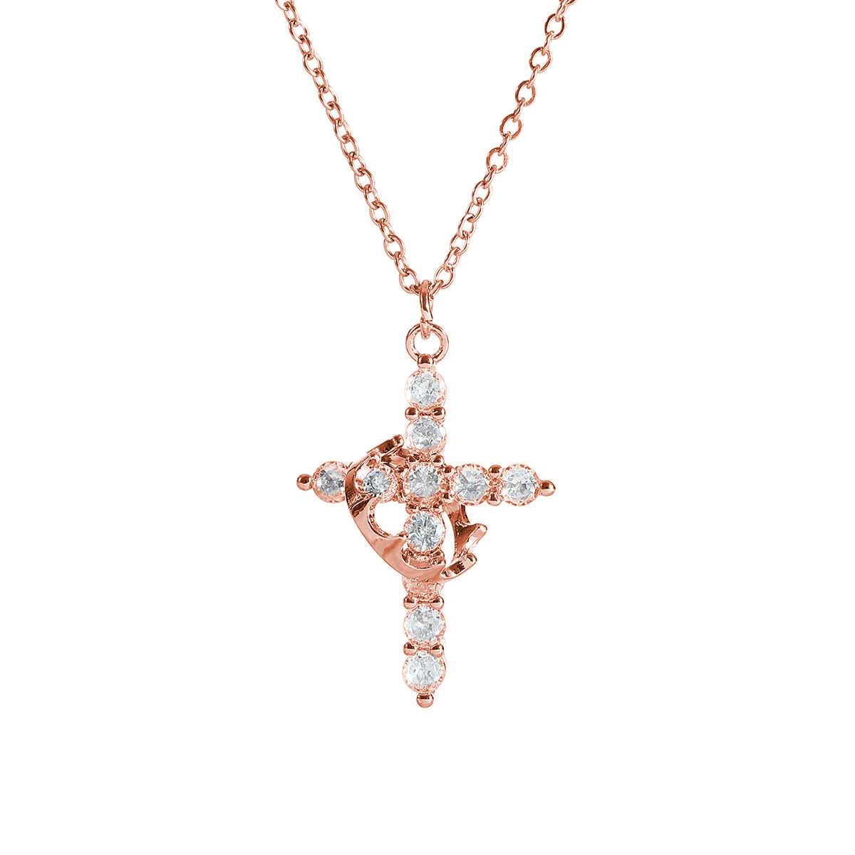 Crown Cross Necklace — product image 4