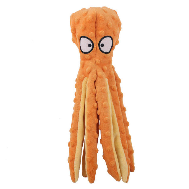 Interactive Bite-resistant Plush Octopus Pet Toy — product image 10