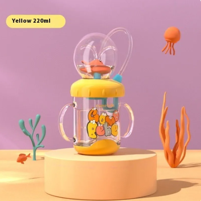 Children's Whale Cartoon Diving Fountain Water Bottle - Tritan Leakproof Sippy Cup (Various Sizes & Colors) — product image 9