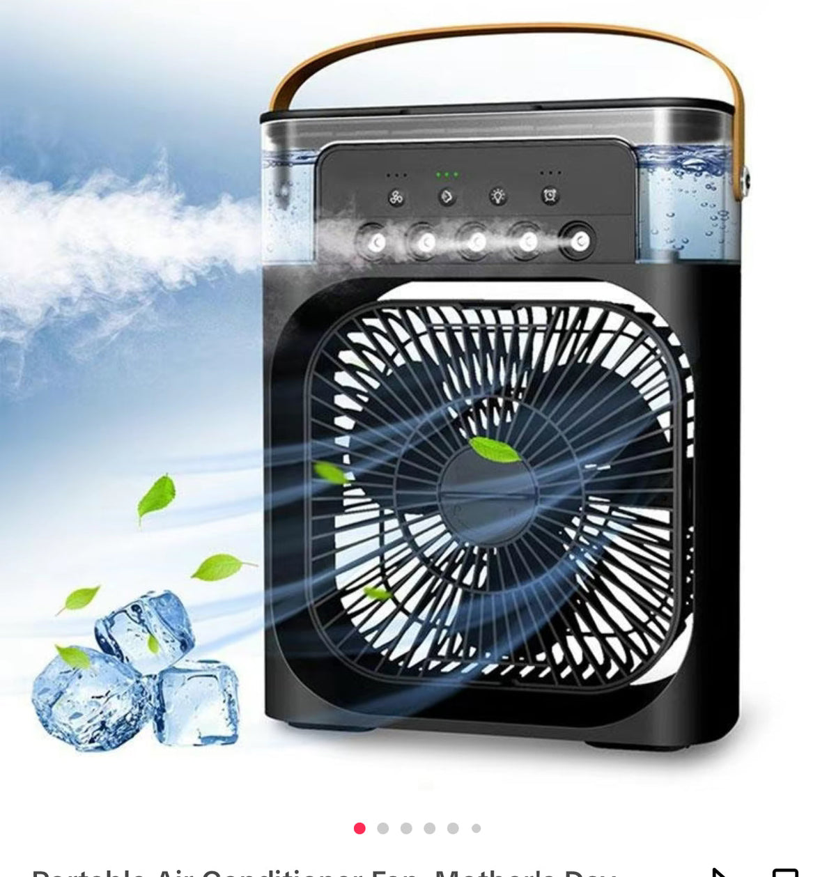 Portable 3-in-1 Air Cooler Fan – Mini AC for Room, Office & Car | Fast Cooling + Humidifier | Ships from USA 🇺🇸 | TikTok & Amazon Hot Seller! — product image 9