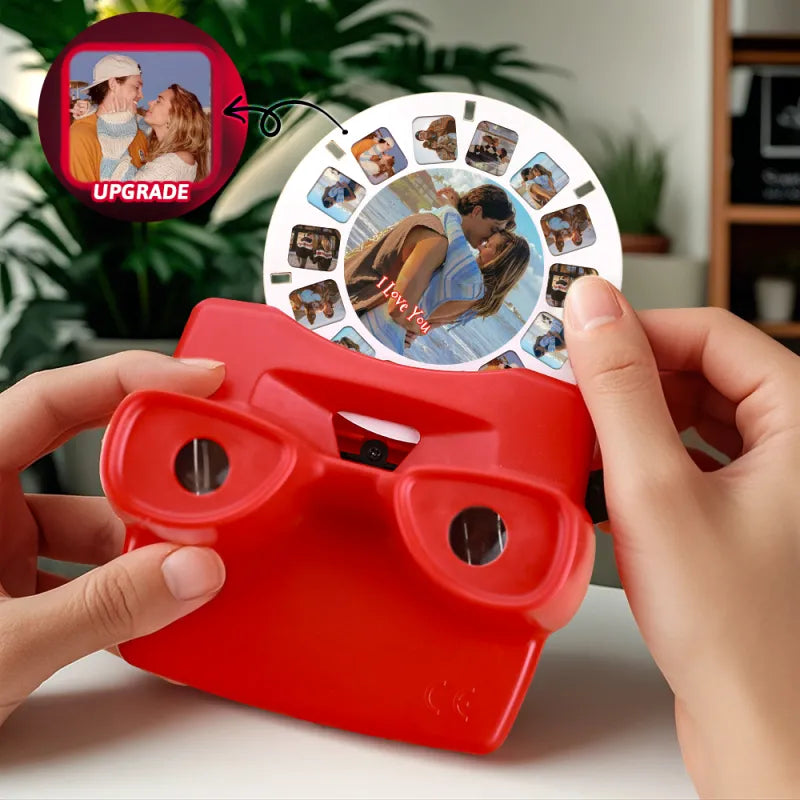Custom 3D Viewfinder and Reel 10x Ultra-Clear 3D Upgraded Version Personalized Christmas Gifts Text and Photo Viewer with Your Own Photos — product image 6