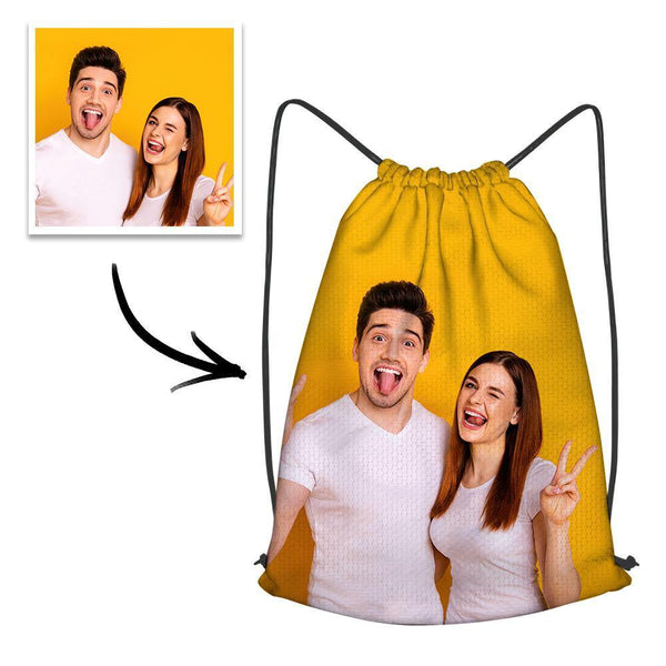 Custom Drawstring Bags Photo Drawstring Sportpack — product image