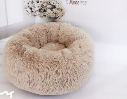 Round Plush Dog Bed for Small Dogs and Puppies — product image 15