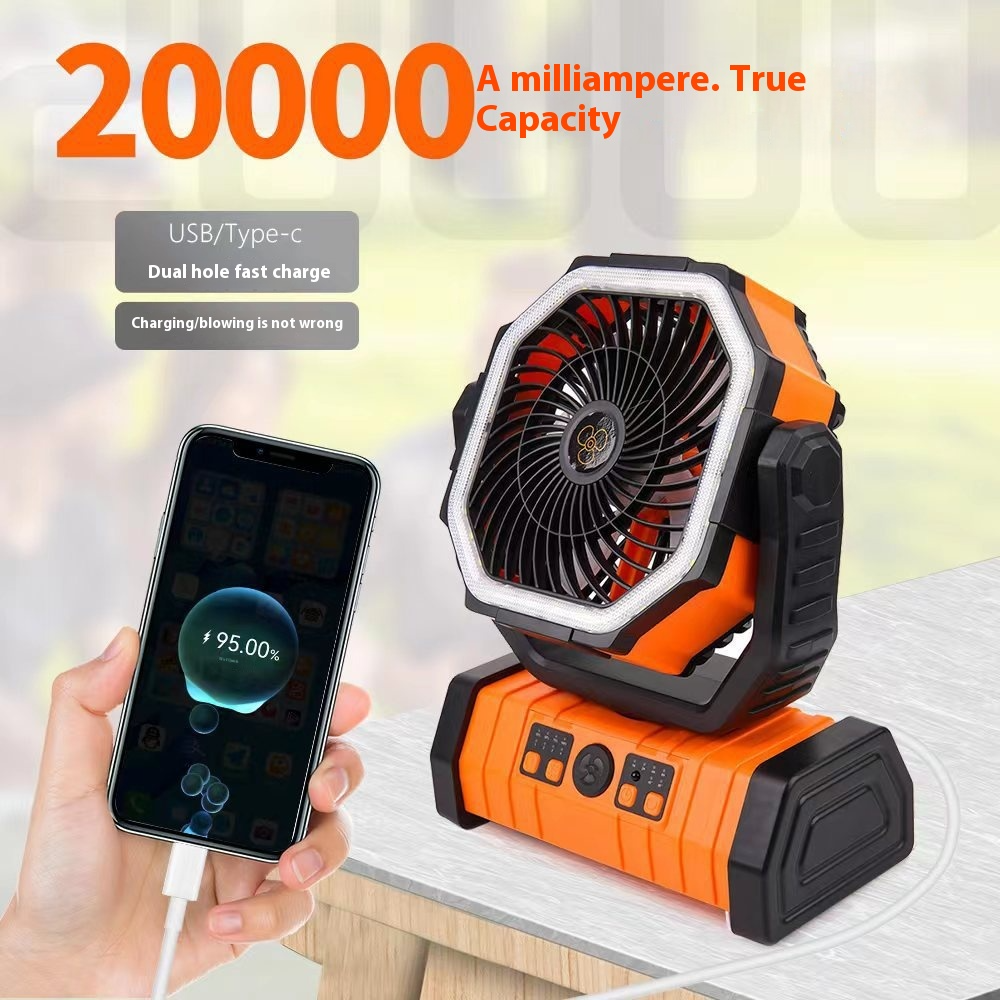 Outdoor Household Power Bank LED Light Camping Fan — product image 6