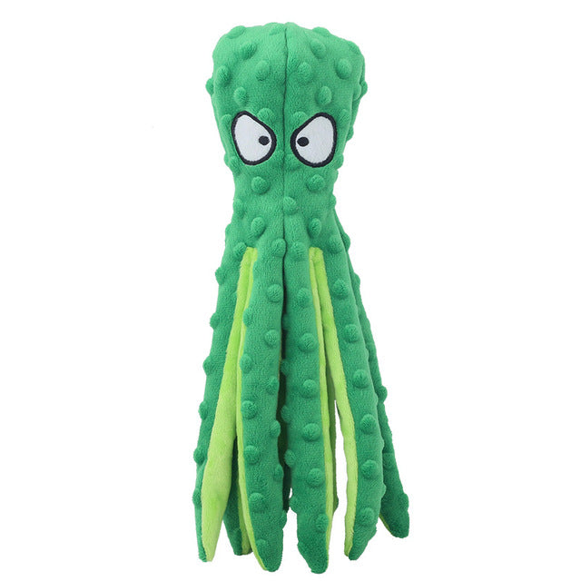 Interactive Bite-resistant Plush Octopus Pet Toy — product image 8
