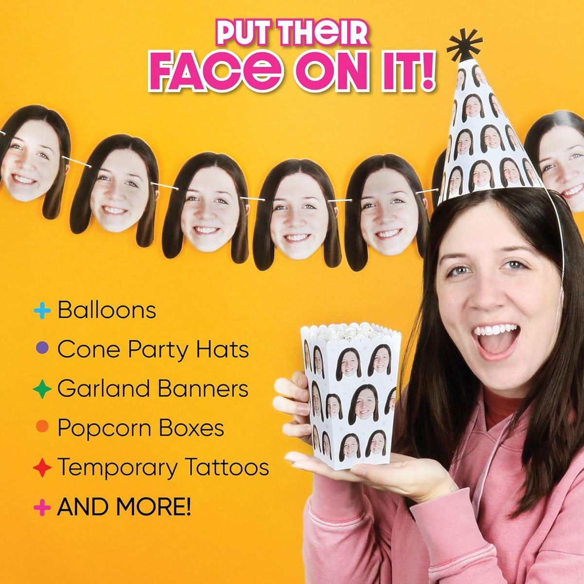 Personalized Custom Photo Tattoo Stickers Unique Temporary Tattoos for Parties — product image 3