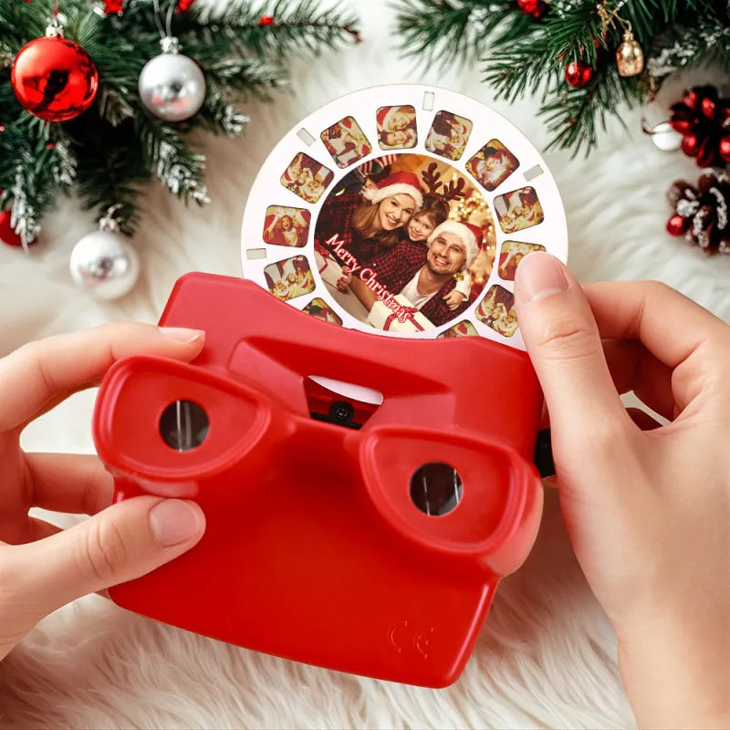 Custom 3D Viewfinder and Reel 10x Ultra-Clear 3D Upgraded Version Personalized Christmas Gifts Text and Photo Viewer with Your Own Photos — product image 8