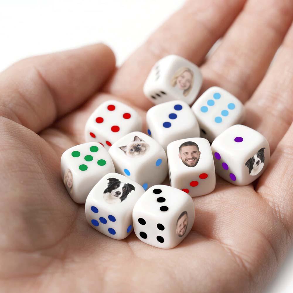 Custom Face Dice Birthday Gifts Funny Gift Party Game Gift Party Favors — product image 5