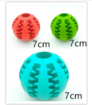Interactive Rubber Slow Feeder Dog Ball — product image 12