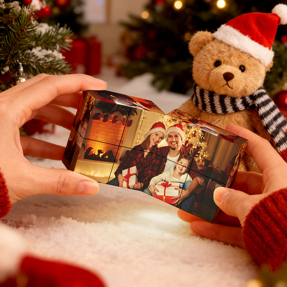 Custom Photo Cube Personalized Magic Puzzle Christmas Gift for Family — product image 3