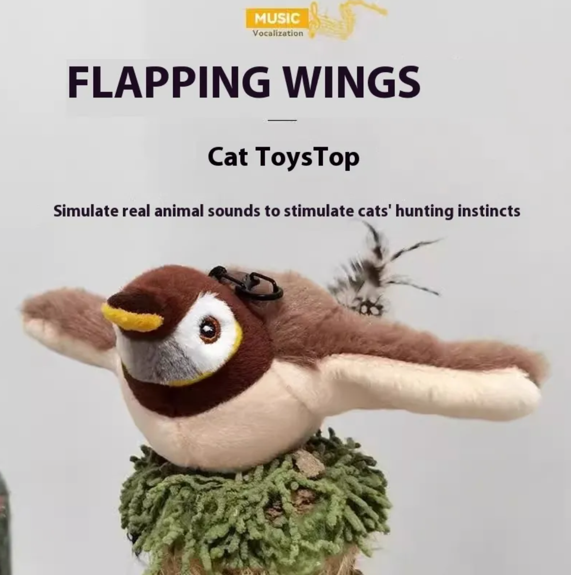 Plush Bird Pet Toy — product image 6