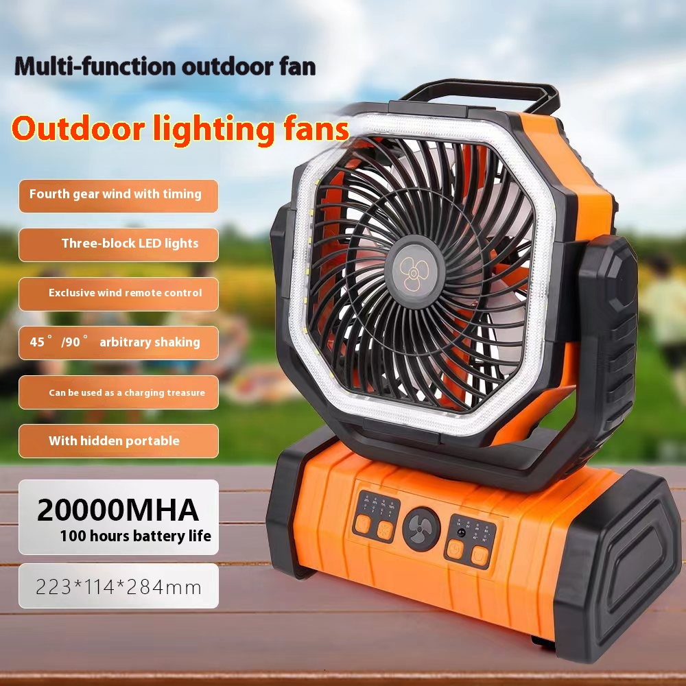 Outdoor Household Power Bank LED Light Camping Fan — product image 5