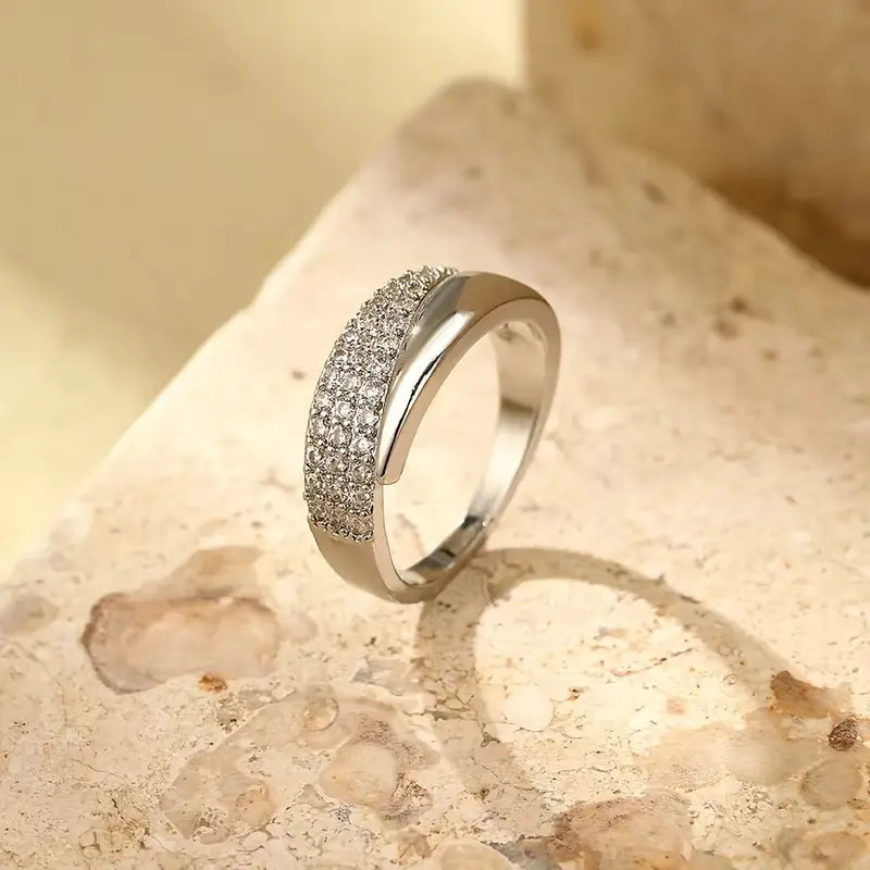 Elegant Adjustable Sparkle Ring — product image 6