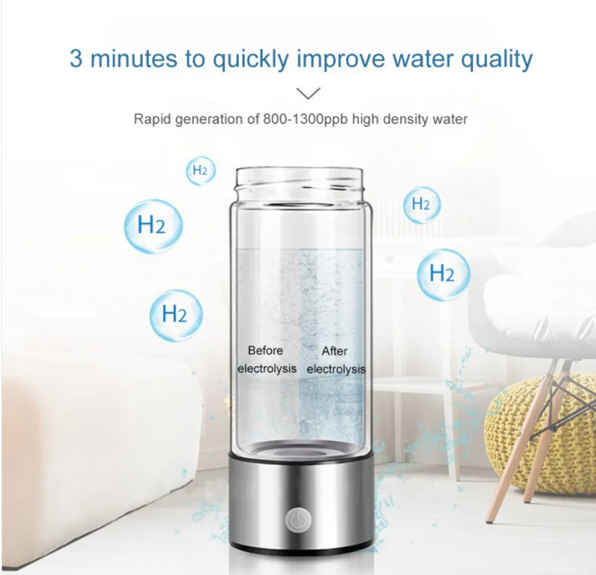 Hydrogen Water Cup — product image 2