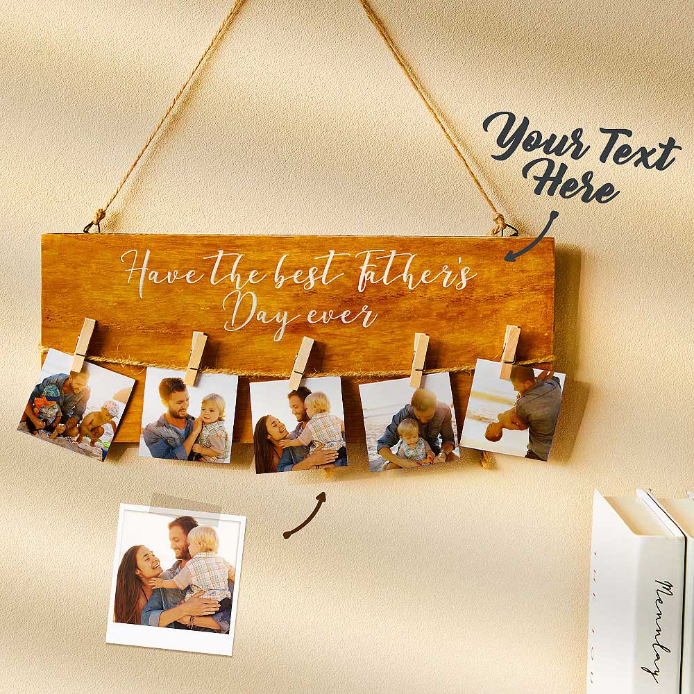 Custom Photo Display Board Picture Hanging Board Home Decoration — product image