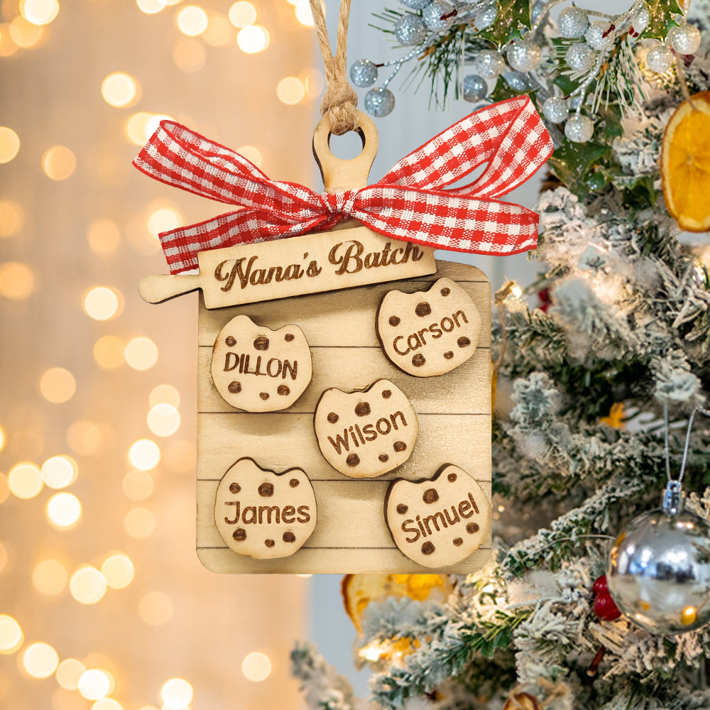 Personalized Family Ornament Custom Family Name Christmas Cookie Ornament Gifts — product image